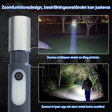 Ladda upp bild till gallerivisning, LED-uppladdningsbara ficklampa