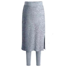 Ladda upp bild till gallerivisning, Vinter Leggings i Termisk Fleece med Kjol
