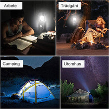Ladda upp bild till gallerivisning, Utomhus LED-campingbelysning med fläkt