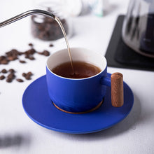 Ladda upp bild till gallerivisning, Handgjord retro keramisk kaffemugg