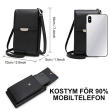 Ladda upp bild till gallerivisning, Elegant crossbody-telefonväska med flera platser