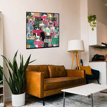 Ladda upp bild till gallerivisning, Vintriga katter 500 bitar pussel