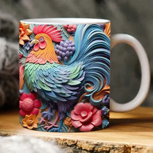 Ladda upp bild till gallerivisning, Mugg med uggletryck