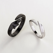 Ladda upp bild till gallerivisning, Angel And Demon Couple Ring