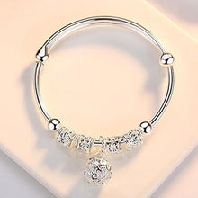 Ladda upp bild till gallerivisning, Blomma Genomresa PĂ€rla Klocka Armband