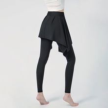 Ladda upp bild till gallerivisning, 2 In 1 par inbyggda långa leggings med kjolar