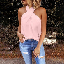 Ladda upp bild till gallerivisning, Crisscross Halter Casual Tank Top
