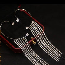 Ladda upp bild till gallerivisning, Mousserande Diamond Tassel örhängen