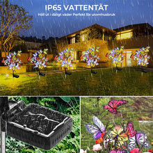 Ladda upp bild till gallerivisning, Solar fjärils trädgårdsljus