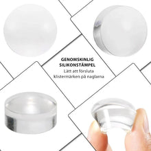 Ladda upp bild till gallerivisning, Nagel konst dekaler Stämplingsuppsättning