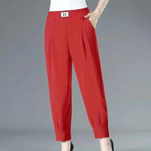 Ladda upp bild till gallerivisning, Plus Size Stretchig midja Kvinnor Casual Harem Byxor