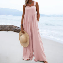 Ladda upp bild till gallerivisning, Enfärgad overall med breda ben