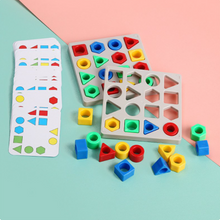Ladda upp bild till gallerivisning, Formmatchning och fÀrgsensoriskt pedagogiskt spel