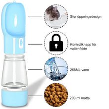 Ladda upp bild till gallerivisning, BĂ€rbart Husdjursvatten och Matflaska