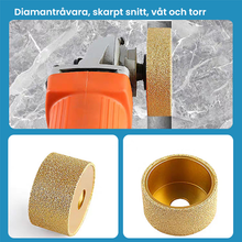 Ladda upp bild till gallerivisning, Rak kant Vakuumtorr räfflade diamantslipmaskin