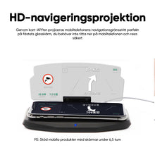 Ladda upp bild till gallerivisning, HUD Navigationsprojektor Med Trådlös Laddning