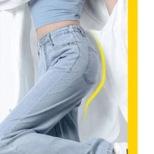Ladda upp bild till gallerivisning, Jeans med vida ben för kvinnor