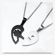Ladda upp bild till gallerivisning, Hjärtformat Nyckelhalsband