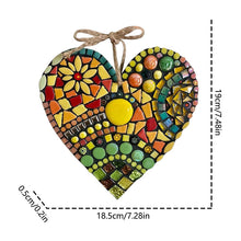 Ladda upp bild till gallerivisning, Stor trädgård mosaik hjärta dekoration