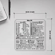 Ladda upp bild till gallerivisning, ⌨️Keyboard Genvägsdekaler(3 st)