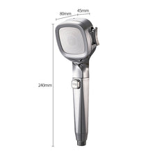 Ladda upp bild till gallerivisning, Handhållet tryckduschhuvud med 4 lägen