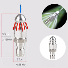 Ladda upp bild till gallerivisning, Kraftfullt munstycke för rengöring och rensning av rör