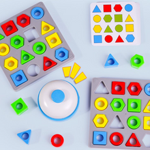 Ladda upp bild till gallerivisning, Formmatchning och fÀrgsensoriskt pedagogiskt spel