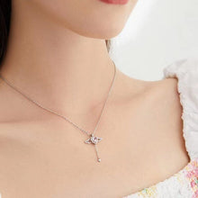 Ladda upp bild till gallerivisning, Rosa Ànglavingar halsband