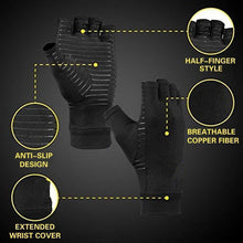 Ladda upp bild till gallerivisning, Copper Arthritis Compression Gloves Updated Version, 1 Pair