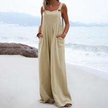 Ladda upp bild till gallerivisning, Enfärgad overall med breda ben