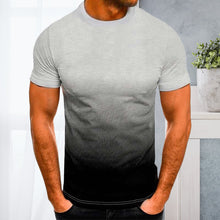 Ladda upp bild till gallerivisning, Gradienttryck Kortärmad t-shirt med rund hals
