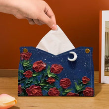 Ladda upp bild till gallerivisning, Servettbox Överdrag Med Oljemålningstryck