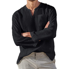 Ladda upp bild till gallerivisning, Men‘s Long-sleeved Linen Shirt