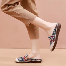 Ladda upp bild till gallerivisning, Andningsbara sandaler med flätade blommor