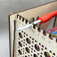 Ladda upp bild till gallerivisning, Allt-i-ett trägarnskål - multifunktionellt stickverktyg