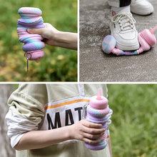 Ladda upp bild till gallerivisning, Söta hopfällbara vattenflaskor i silikon