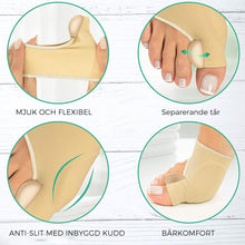 Ladda upp bild till gallerivisning, Korrigeringsstrumpor med Hallux Valgus -apparat