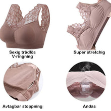 Ladda upp bild till gallerivisning, Andningsbar Bygelfri Spets-BH