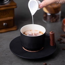 Ladda upp bild till gallerivisning, Handgjord retro keramisk kaffemugg