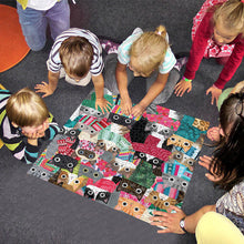 Ladda upp bild till gallerivisning, Vintriga katter 500 bitar pussel