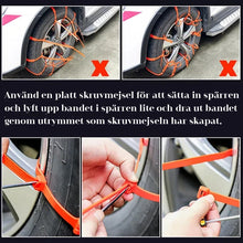 Ladda upp bild till gallerivisning, Antisladd snökedjor med dragkedja