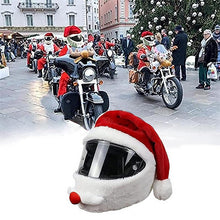 Ladda upp bild till gallerivisning, Jultomten Motorcykelhjälmskydd