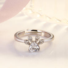 Ladda upp bild till gallerivisning, Söt Kattfotavtrycksring