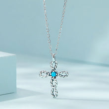 Ladda upp bild till gallerivisning, Lucky Eye Cross-halsband och örhängen