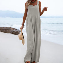 Ladda upp bild till gallerivisning, Enfärgad overall med breda ben