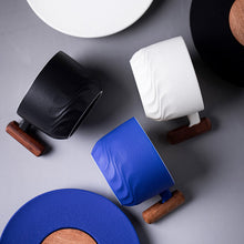 Ladda upp bild till gallerivisning, Handgjord retro keramisk kaffemugg