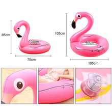Ladda upp bild till gallerivisning, Uppblåsbar Flamingo Badring