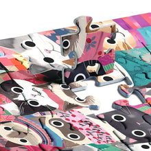 Ladda upp bild till gallerivisning, Vintriga katter 500 bitar pussel