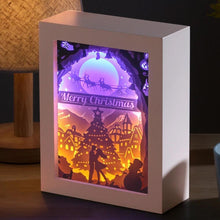 Ladda upp bild till gallerivisning, 3D ljus och skugga nattlampa papperssnideri konst