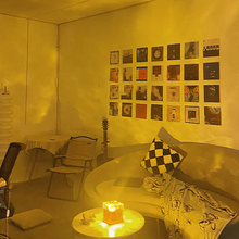 Ladda upp bild till gallerivisning, Nattljus med roterande vattenmönster